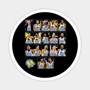 Golden State 2018 NBA Champs Team Magnet